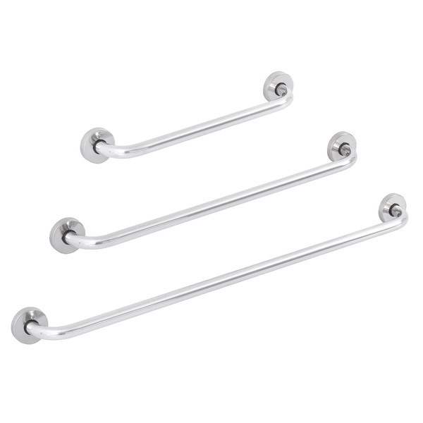 Kit de Barra de Apoio de 40cm|60cm|80cm Valle Metais